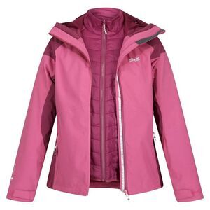 Regatta Womens/Ladies Wentwood VII 2 in 1 Waterproof Jacket / Violet/Amaranth Ha